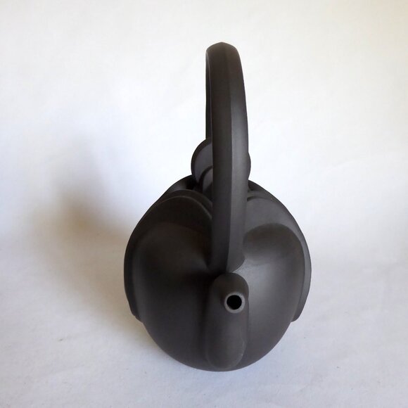 VINTAGE NEW TRADITIONAL CHINESE YIXING ZISHA FLOWER BUD HANDMADE CLAY TEAPOT SET - Picture 4 of 15